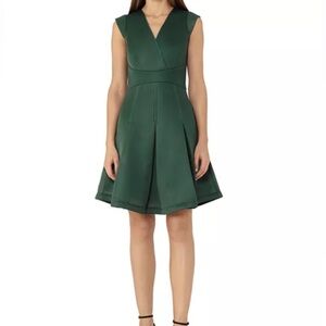 REISS Fit And Flare Dress Riviera